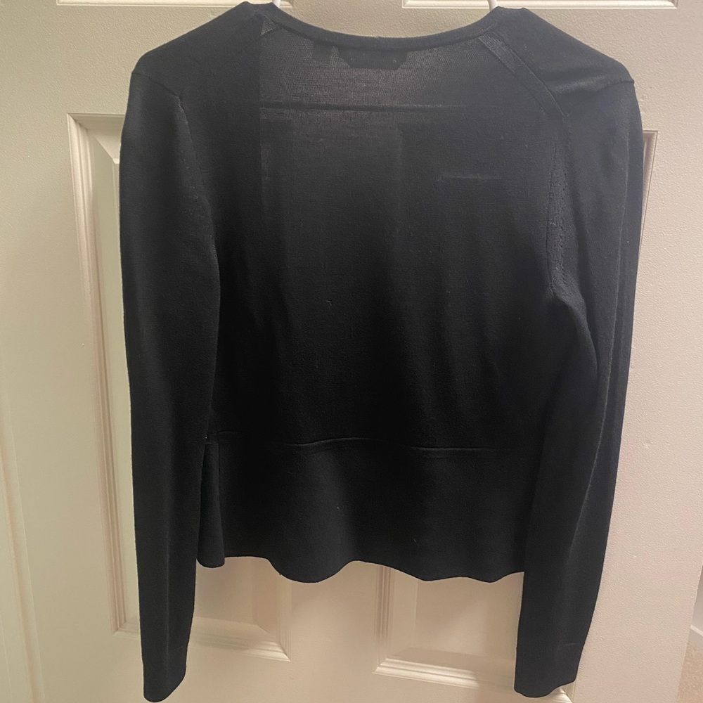 Boss Women’s Black Merino Wool Cardigan - Picture 2 of 5
